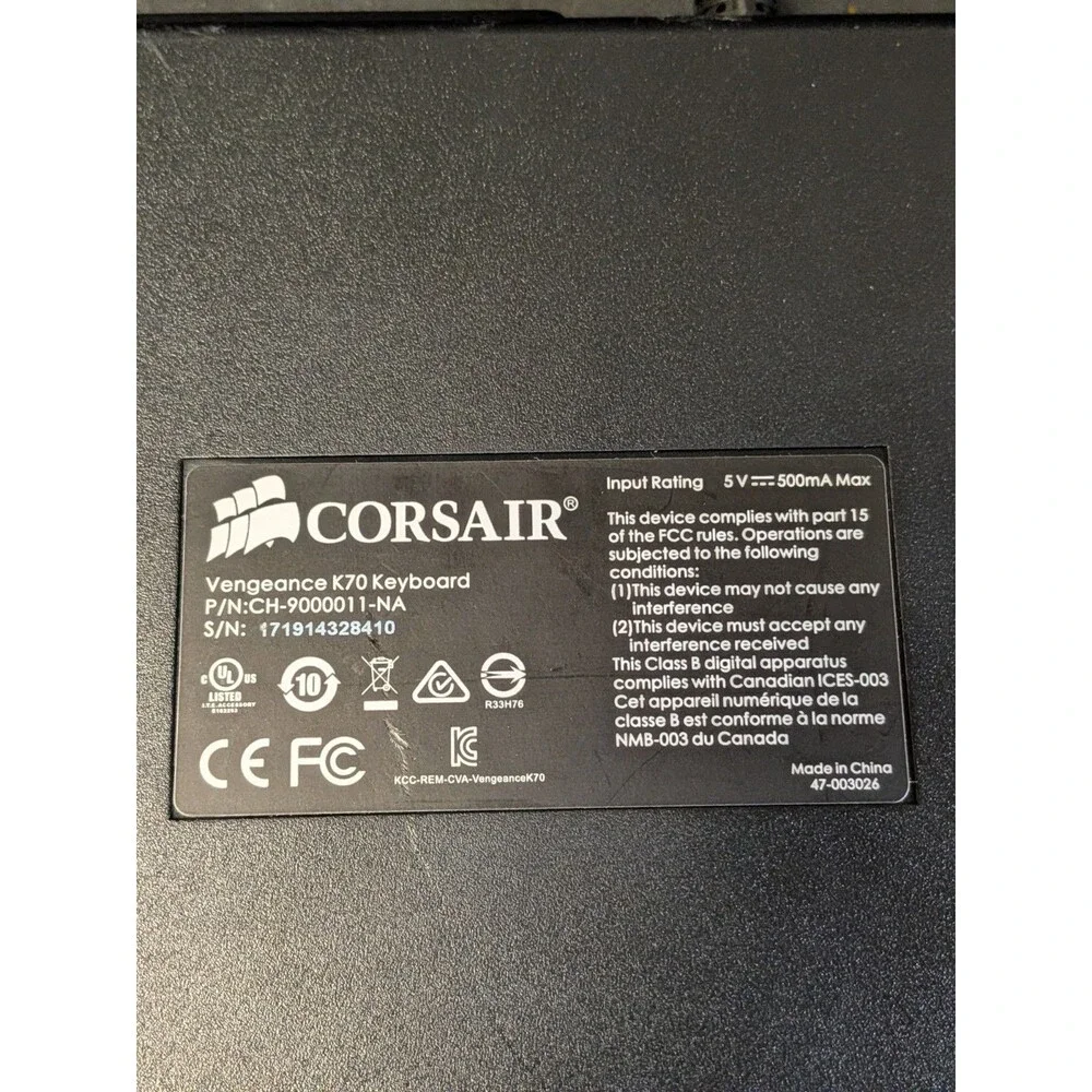 Corsair vengeance k70